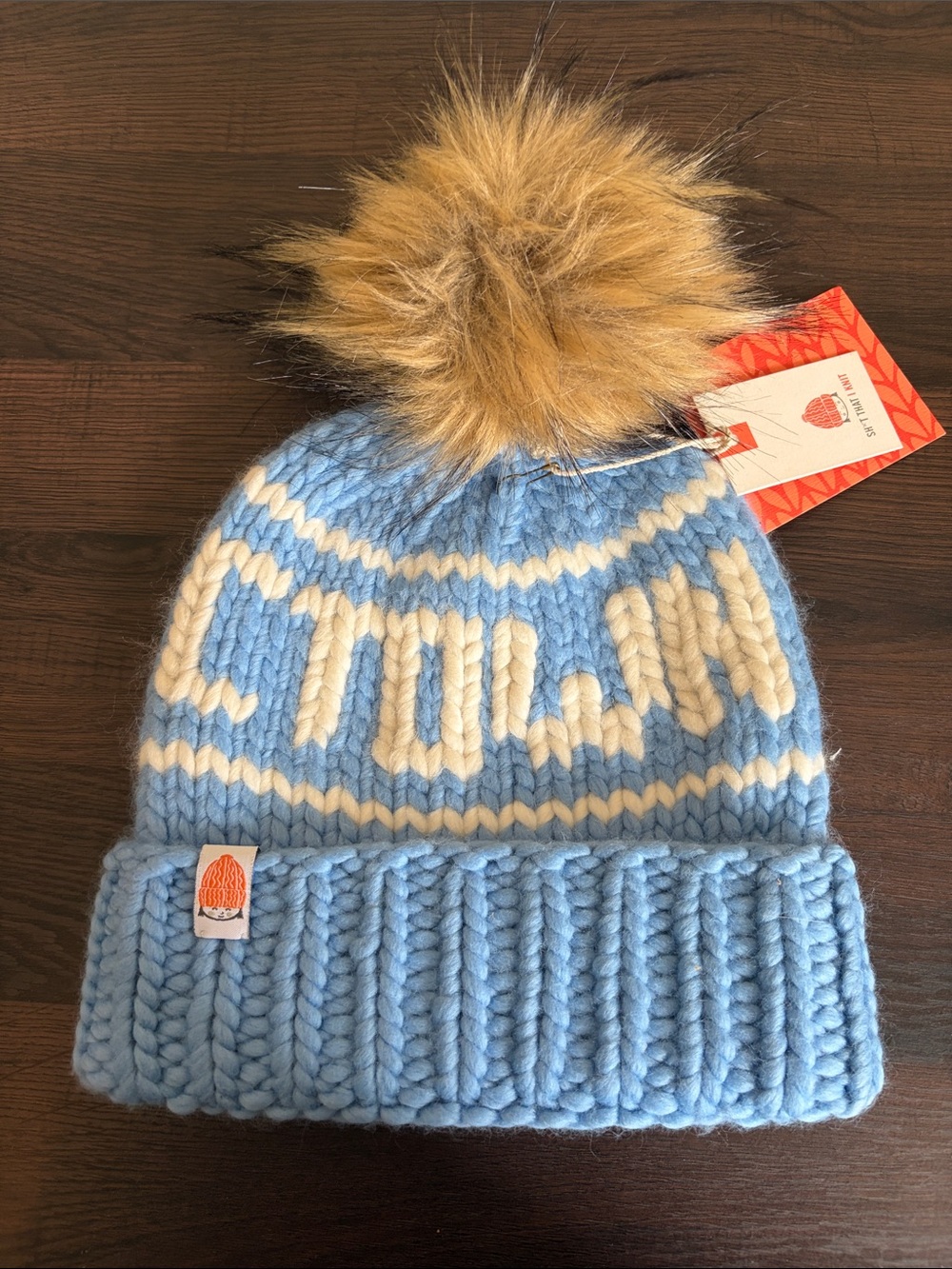 Sh*t That I Knit CTOWN Beanie SKY - OS